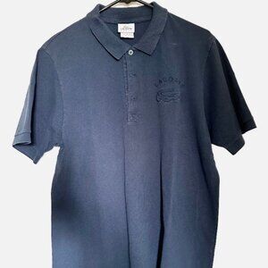 Lacoste Navy Blue Polo Shirt – Cotton – Men’s L